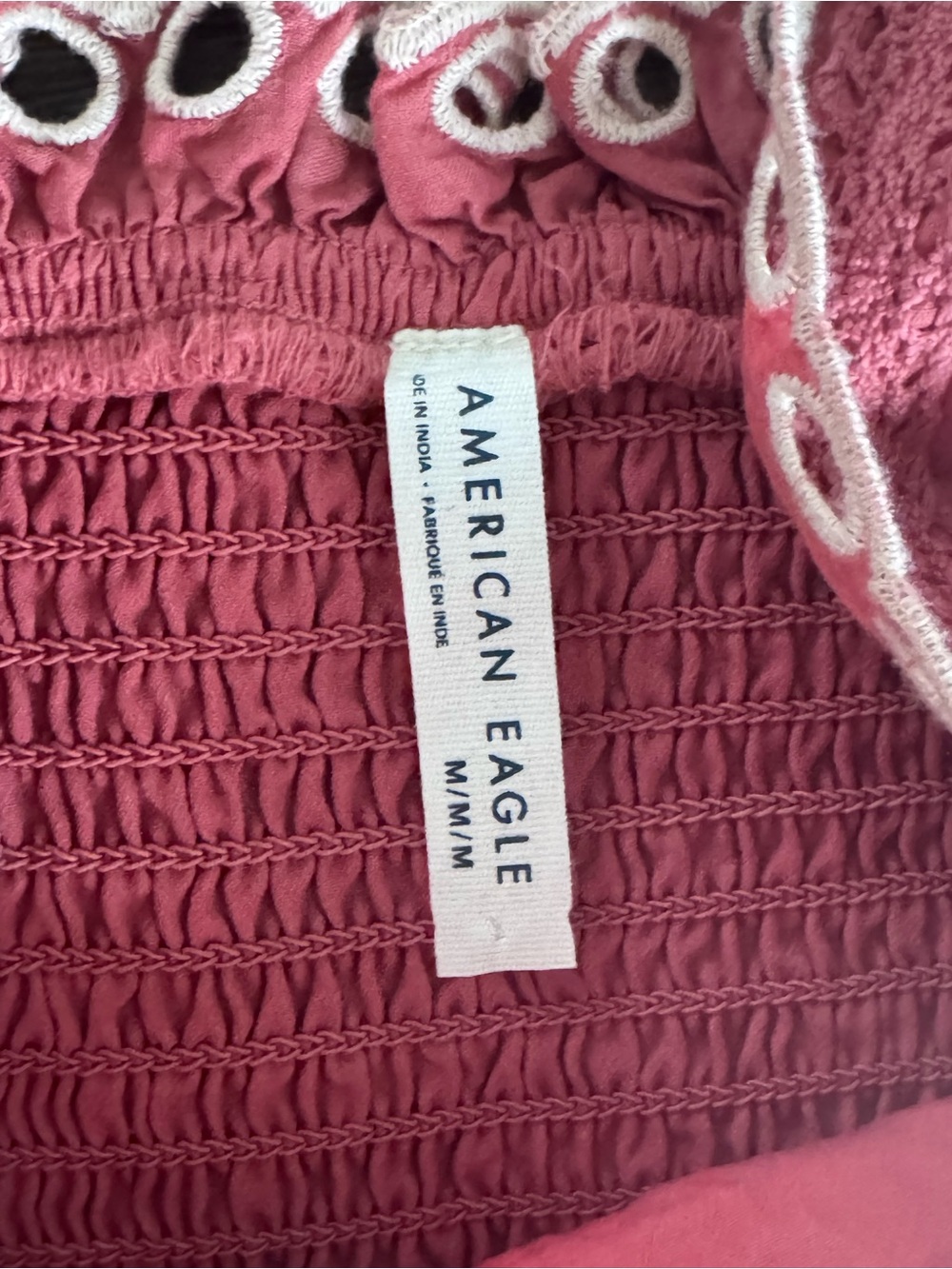Eyelet Embroidered Tank Top - Picture 3 of 3